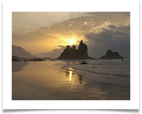 Benijo Sunset-Tenerife digital - June Bannister